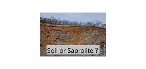 Field Perception of the Boundary Between Soil and Saprolite by ...