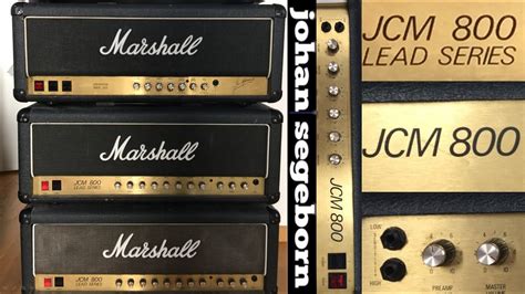 4 Versions of Marshall JCM800 - Shootout - YouTube