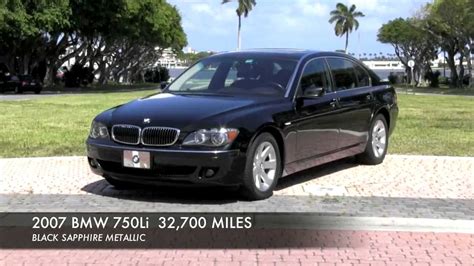 2007 BMW 750Li Black Sapphire Metallic Certified Pre-Owned A2805 - YouTube