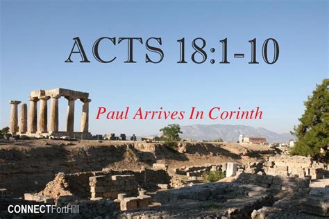 Paul Arrives In Corinth | Connect2.Life