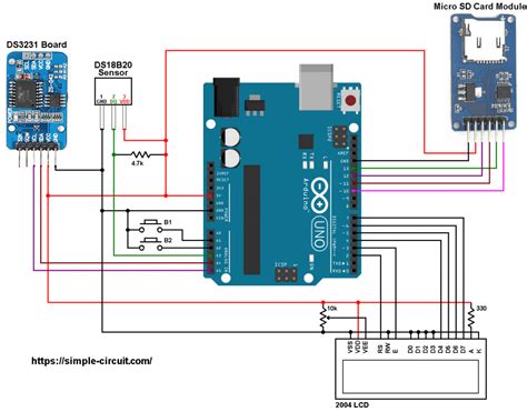 Arduino Temperature Data Logger with SD Card