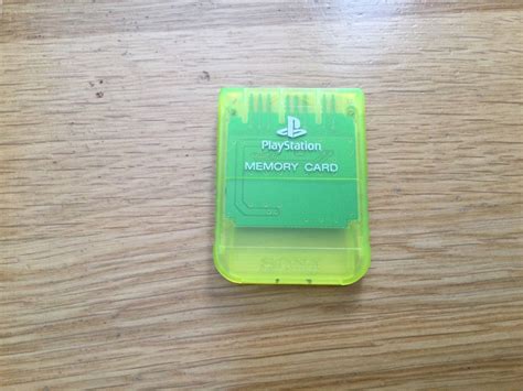 PS1 Memory Card Gelb Transparent Original | Kaufen auf Ricardo