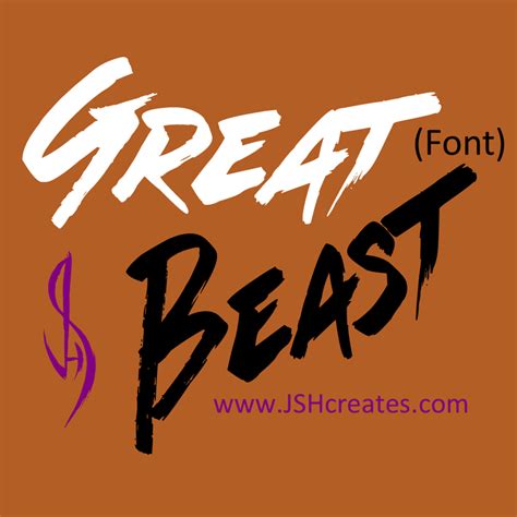 Great Beast Font | dafont.com