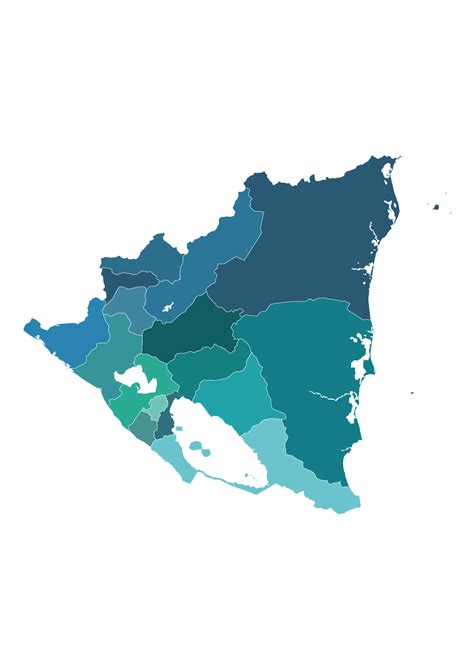 Mapa De Nicaragua Dibujo