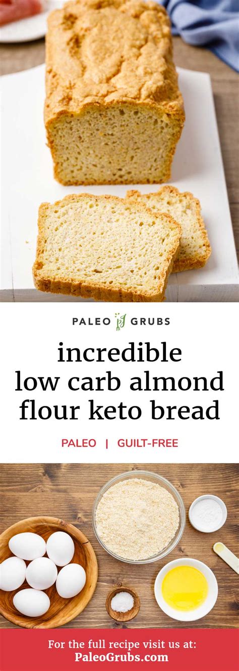 Incredible Low Carb Almond Flour Keto Bread (Mom-Approved) - Paleo Grubs