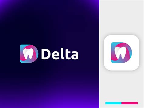 Delta, D modern letter logo design on Behance