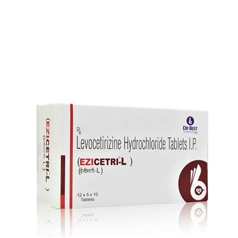 Levocetirizine Hydrochloride Tablets | EZICETRI L | DR BEST Pharma