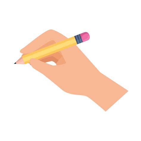 hand writing with pencil 5259983 Vector Art at Vecteezy