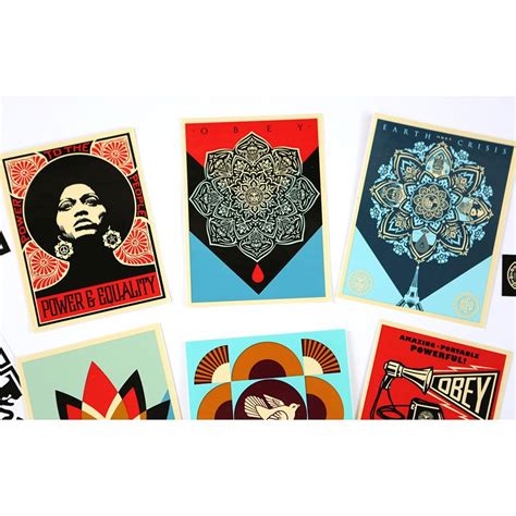 OBEY Sticker Pack 5, Assorted – The Giant Peach