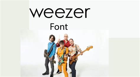 Weezer Font » Fonts Max