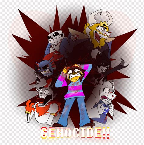 Undertale Toriel Genocide Art, Papyrus, diverso, juego, póster png | PNGWing