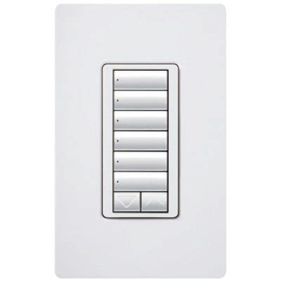 Lutron RRD-W6BRL-BL RadioRA 2 seeTouch Wall-Mount Designer Keypad - 6 ...