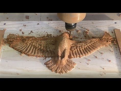 A CNC router CAN make $25,000 per month carving a 3D American bald eagle MY CHANNEL CAN SHOW YOU ...