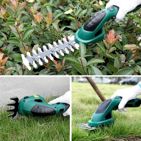 Garden Power Tool 7.2V Li ion Battery Cordless Branch Cutter Electric Fruit Pruning Tool Grass ...