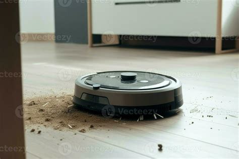 Robot vacuum cleaner. Generate AI 23440712 Stock Photo at Vecteezy