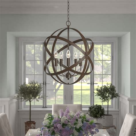 Dining Room Globe Chandelier - Dining room ideas, designs and inspiration