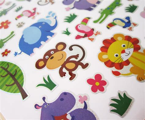 Kids Animal Stickers and Lion Sticker Album by TheCraftBoxforKids