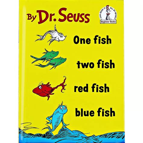 One Fish Two Fish Red Fish Blue Fish Book 6 3/4in x 9 1/4in | Party City Canada