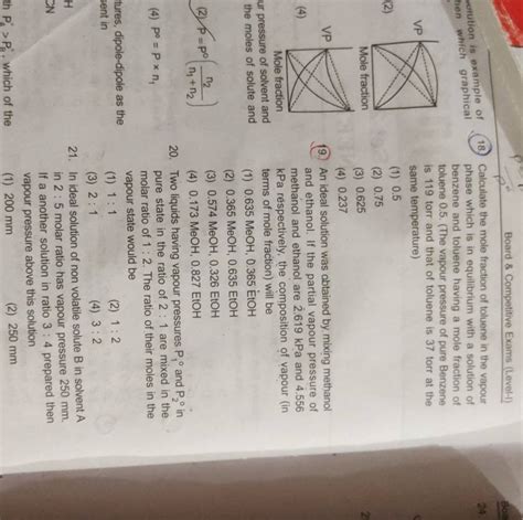 Mixing Methanol And Ethanol