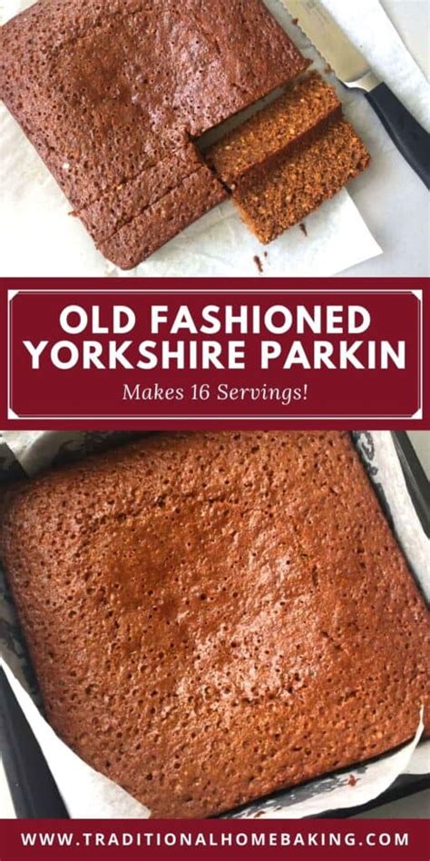 Old Fashioned Yorkshire Parkin - Traditional Home Baking