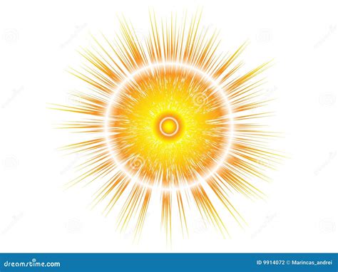 Explosion of sun stock vector. Illustration of universe - 9914072