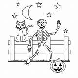 Skeleton Coloring Pages To Print Sketch Page sketch template