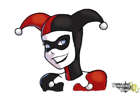 How to Draw Harley Quinn - DrawingNow