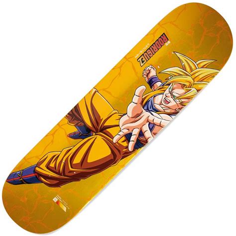 Primitive Skateboarding Paul Rodriguez Super Saiyan Goku Dragon Ball Z Skateboard Deck 8.0 ...