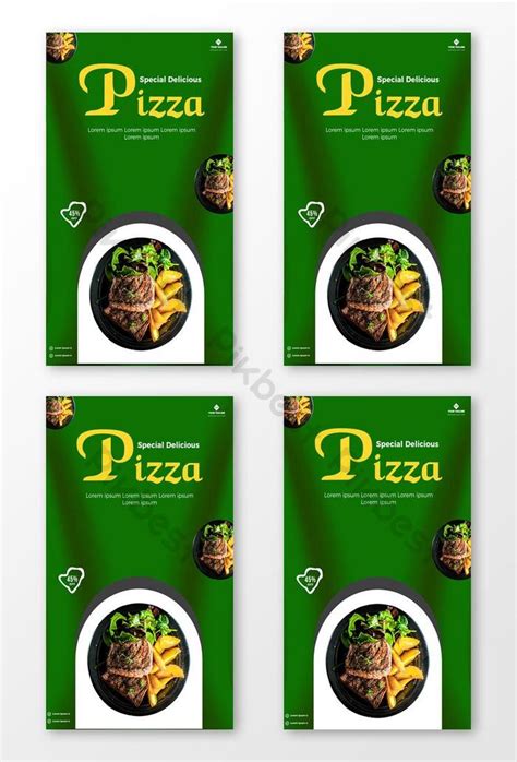 Pizza fast food restaurant promotion for social media template | EPS Free Download - Pikbest
