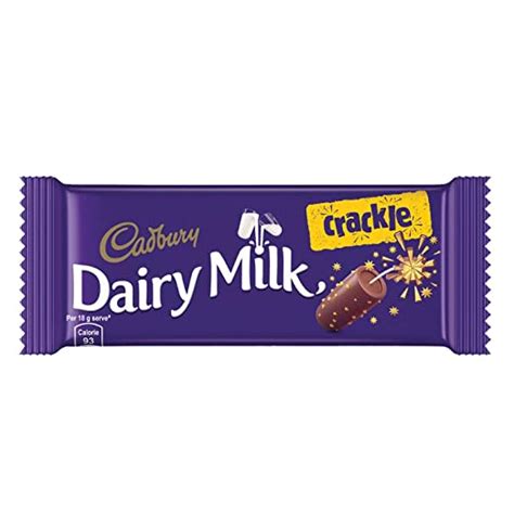 Cadbury Dairy Milk Crackle Chocolate Bar, 36 g 44/- Bisarga: Online ...