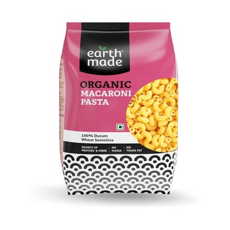 Organic Macaroni Pasta | Earthmade Organix