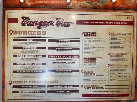 Online Menu of Ball Ground Burger Bus Restaurant, Ball Ground, Georgia, 30107 - Zmenu