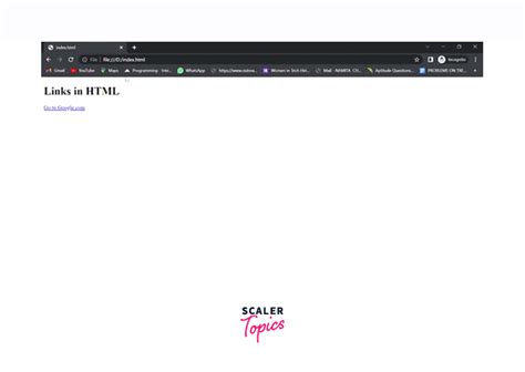 How to Create a Hyperlink in HTML? - Scaler Topics