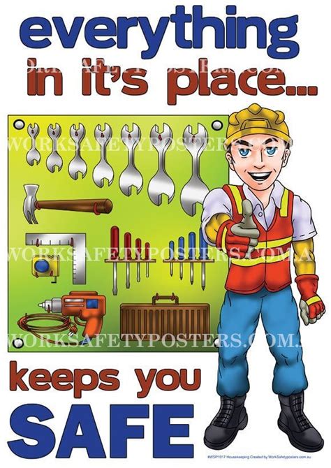 Neat and Tidy Workplace Safety Posters - Safety Posters Australia