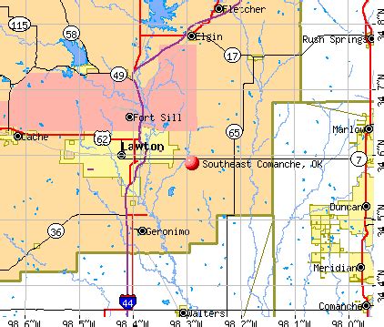 Southeast Comanche, Oklahoma (OK 73501) profile: population, maps, real estate, averages, homes ...