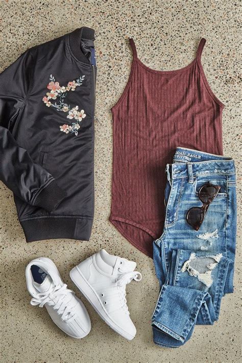 Style, Trends & Outfit Ideas From American Eagle - #AEJeans | Spring outfits casual, Casual fall ...