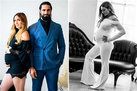 Becky Lynch shows off growing baby bump with WWE star fiance Seth ...