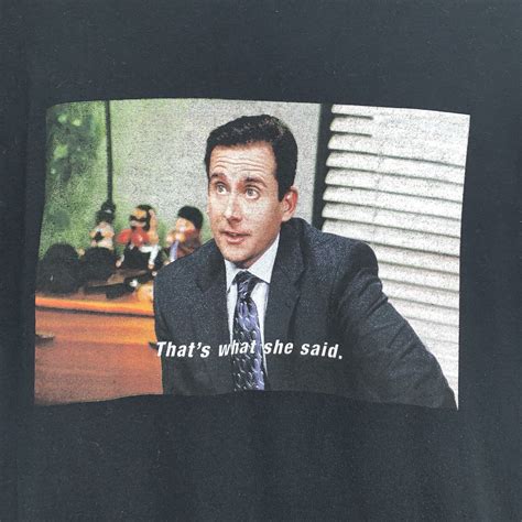 Vtg The Office Michael Scott That's What She Said Men… - Gem