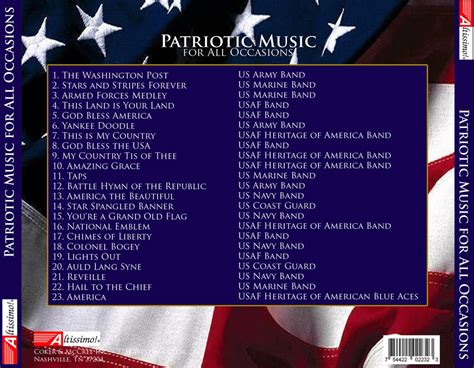 Patriotic Music for all Occasions – Altissimo!