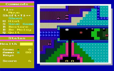 Super ZZT game at DOSGames.com