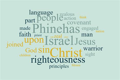 Phinehas - ScriptureScribe Christadelphian Audio Talks