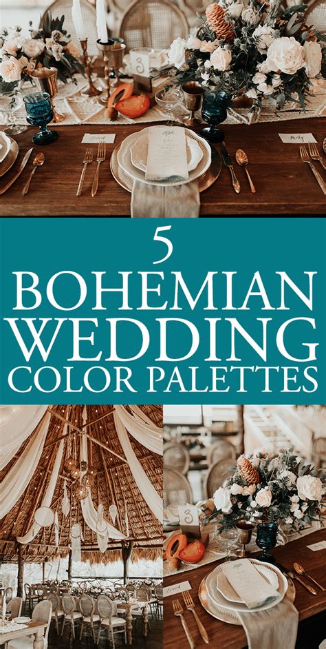 Bohemian Wedding Color Palettes That Really Set the Tone | Junebug Weddings