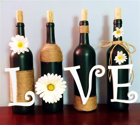 Dear Paradise,: DIY: Wine Bottle Decoration