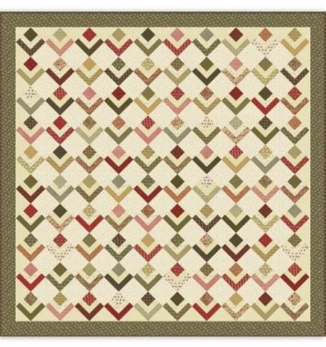 Garden Moss by Julie Hendricksen in 2024 | Quilt patterns free, Charm square quilt, Free quilting