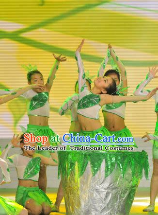 Chinese Fan Dance Costume for Children