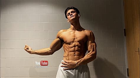 Teen Fitness Model Shredded Will Smiley Posing Body Update Styrke Studio - YouTube