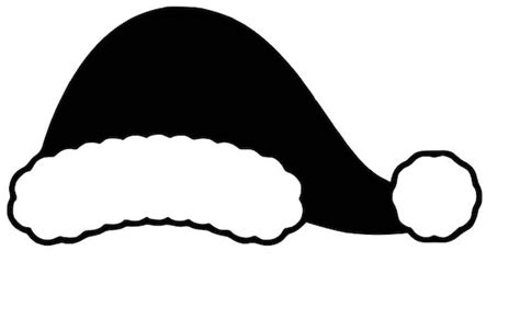 Santa Hat SVG Cutting File - Etsy