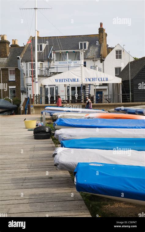 The Whitstable Yacht Club, Whitstable, Kent, England, UK Stock Photo - Alamy