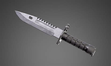 3D model M9 Bayonet Tactical Knife AAA Game Ready Asset VR / AR / low-poly | CGTrader