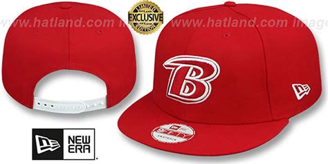 Baltimore Ravens B TEAM-BASIC SNAPBACK Red-White Hat